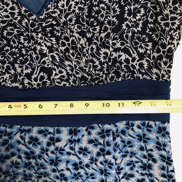 Viola Women’s Silk Dress Cap Sleeve Multi Floral Fit And Flare Size 6 - Picture 10 of 12
